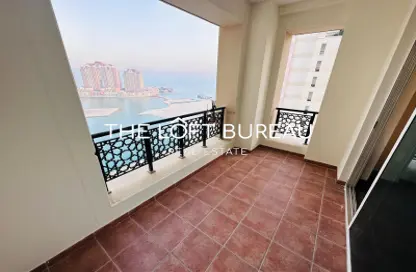 Apartment - Studio - 1 Bathroom for rent in Viva West - Viva Bahriyah - The Pearl Island - Doha