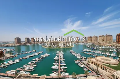 Apartment - 2 Bedrooms - 3 Bathrooms for rent in East Porto Drive - Porto Arabia - The Pearl Island - Doha