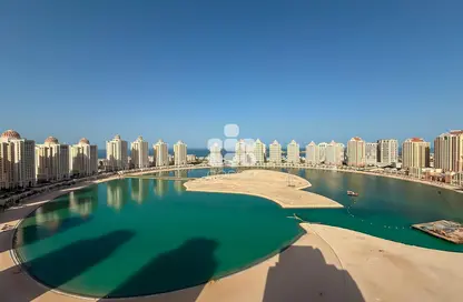شقة - غرفة نوم - 2 حمامات للايجار في برج 2 - فيفا بحرية - جزيرة اللؤلؤة - الدوحة