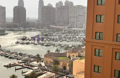 شقة - غرفة نوم - 2 حمامات للايجار في طريق بورتو الغربي - بورتو أرابيا - جزيرة اللؤلؤة - الدوحة