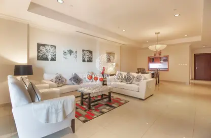 Apartment - 1 Bedroom - 2 Bathrooms for rent in East Porto Drive - Porto Arabia - The Pearl Island - Doha