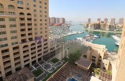 Apartment - Studio - 1 Bathroom for rent in The Pearl Island - Doha