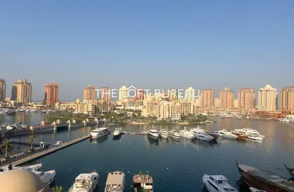 شقة - غرفة نوم - 1 حمام للايجار في طريق بورتو الشرقي - بورتو أرابيا - جزيرة اللؤلؤة - الدوحة