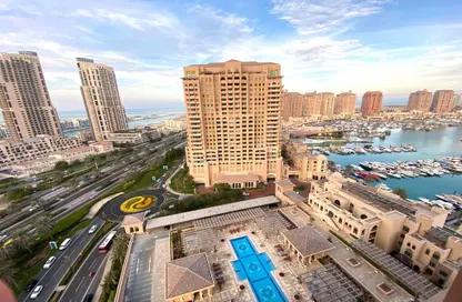 Apartment - 1 Bedroom - 2 Bathrooms for sale in East Porto Drive - Porto Arabia - The Pearl Island - Doha
