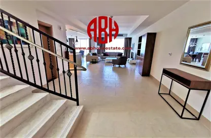 Stairs image for: Penthouse - 2 Bedrooms - 3 Bathrooms for rent in Viva West - Viva Bahriyah - The Pearl Island - Doha, Image 1