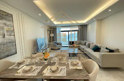Apartment - 2 Bedrooms - 3 Bathrooms for rent in Lusail Marina Heights - Marina District - Lusail