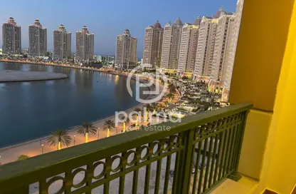 Apartment - 1 Bedroom - 2 Bathrooms for rent in Viva West - Viva Bahriyah - The Pearl Island - Doha
