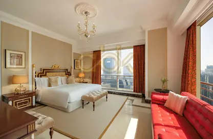 صورة لـ غرفة- غرفة النوم شقة - 2 غرف نوم - 3 حمامات للايجار في برج وست باي - الخليج الجنوبي - الخليج الغربي - الدوحة ، صورة رقم 1