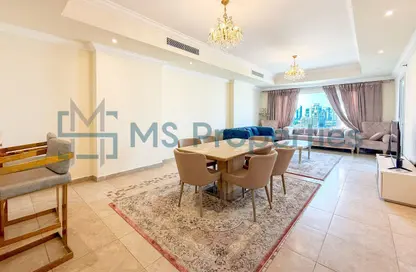 Apartment - 2 Bedrooms - 3 Bathrooms for rent in West Porto Drive - Porto Arabia - The Pearl Island - Doha