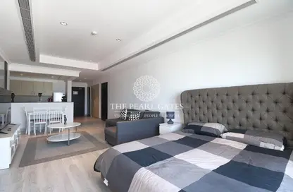 Apartment - Studio - 1 Bathroom for rent in East Porto Drive - Porto Arabia - The Pearl Island - Doha