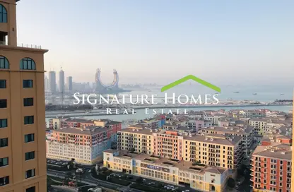 Apartment - 1 Bedroom - 2 Bathrooms for rent in Tower 14 - Porto Arabia - The Pearl Island - Doha