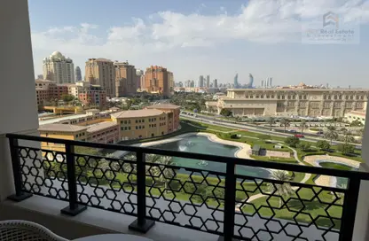 شقة - غرفة نوم - 2 حمامات للايجار في إمبيريال دايموند - فيفا بحرية - جزيرة اللؤلؤة - الدوحة
