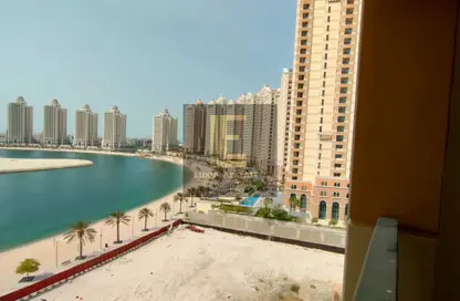 شقة - غرفة نوم - 2 حمامات للايجار في فيفا بحرية شرق - فيفا بحرية - جزيرة اللؤلؤة - الدوحة
