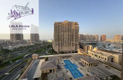 شقة - غرفة نوم - 2 حمامات للبيع في طريق بورتو الشرقي - بورتو أرابيا - جزيرة اللؤلؤة - الدوحة