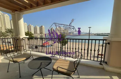 Townhouse - 1 Bedroom - 2 Bathrooms for rent in Viva West - Viva Bahriyah - The Pearl Island - Doha