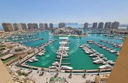 Apartment - Studio - 1 Bathroom for rent in Porto Arabia - The Pearl Island - Doha