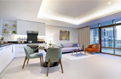 Apartment - 1 Bedroom - 1 Bathroom for rent in Abraj Bay - Abraj Quartiers - The Pearl Island - Doha