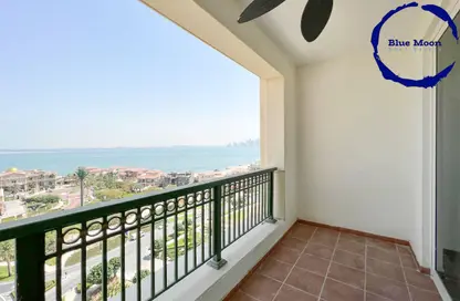 Apartment - Studio - 1 Bathroom for rent in Viva West - Viva Bahriyah - The Pearl Island - Doha
