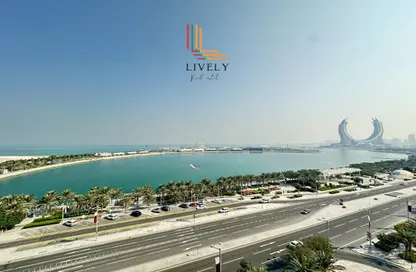 شقة - 2 غرف نوم - 4 حمامات للايجار في برج مارينا 02 - منطقة المارينا - الوسيل