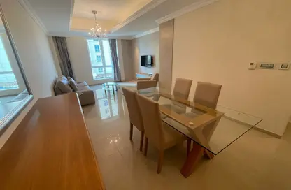 شقة - غرفة نوم - 2 حمامات للايجار في فيفا غرب - فيفا بحرية - جزيرة اللؤلؤة - الدوحة