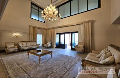 صورة لـ غرفة المعيشة (بنتهاوس  (روف - 5 غرف نوم للبيع في برج رقم 6 - منطقة الأبراج - جزيرة اللؤلؤة - الدوحة ، صورة رقم 1