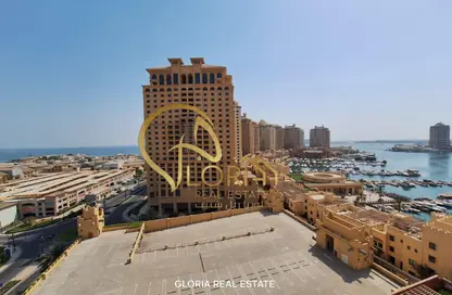Apartment - Studio - 1 Bathroom for rent in East Porto Drive - Porto Arabia - The Pearl Island - Doha