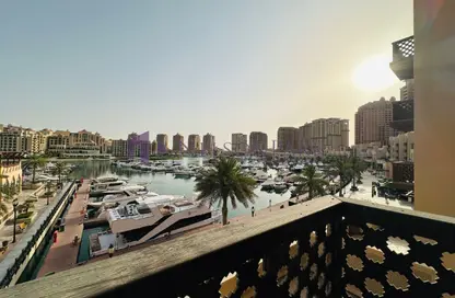 Townhouse - 1 Bedroom - 2 Bathrooms for rent in Porto Arabia Townhouses - Porto Arabia - The Pearl Island - Doha
