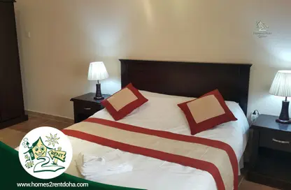 Room / Bedroom image for: Apartment - 2 Bedrooms - 1 Bathroom for rent in Al Thumama - Al Thumama - Doha, Image 1
