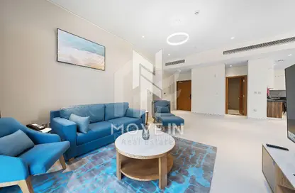 شقة - 2 غرف نوم - 4 حمامات للايجار في البلاج الجنوبي - البلاج - جزيرة اللؤلؤة - الدوحة