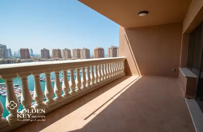 Apartment - 3 Bedrooms - 4 Bathrooms for rent in Porto Arabia - The Pearl Island - Doha