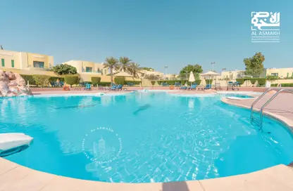 Pool image for: Villa - 4 Bedrooms - 3 Bathrooms for rent in Beverly Hills Garden - Beverly Hills Garden - Al Waab - Doha, Image 1
