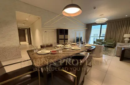 شقة - 2 غرف نوم - 3 حمامات للايجار في برج رمادا - المنتزه - الدوحة