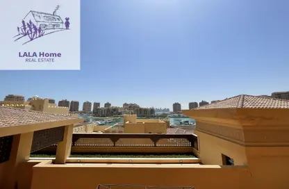 Apartment - 2 Bedrooms - 3 Bathrooms for rent in West Porto Drive - Porto Arabia - The Pearl Island - Doha
