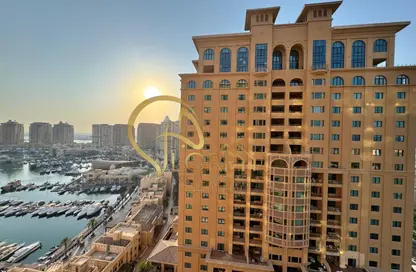 Apartment - 1 Bedroom - 2 Bathrooms for rent in East Porto Drive - Porto Arabia - The Pearl Island - Doha