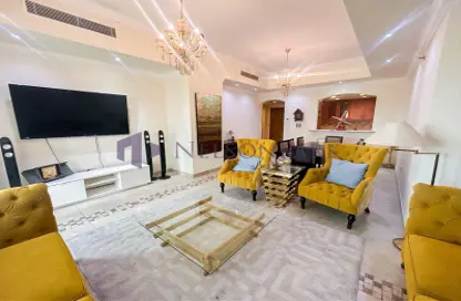 Apartment - 1 Bedroom - 2 Bathrooms for rent in Tower 10 - Porto Arabia - The Pearl Island - Doha