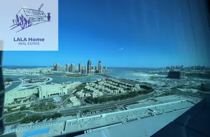 Apartment - 1 Bedroom - 2 Bathrooms for rent in Zig Zag Tower A - Zig Zag Towers - West Bay - Doha