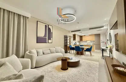 شقة - غرفة نوم - 2 حمامات للايجار في لوسيل ريسيدينس - منطقة المارينا - الوسيل