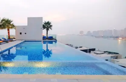 شقة - 1 حمام للايجار في البلاج الجنوبي - البلاج - جزيرة اللؤلؤة - الدوحة