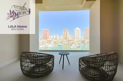 شقة - غرفة نوم - 2 حمامات للايجار في The St. Regis Marsa Arabia Island - Marsa Arabia - جزيرة اللؤلؤة - الدوحة