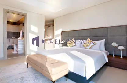 Apartment - 1 Bedroom - 2 Bathrooms for rent in Abraj Bay - Abraj Quartiers - The Pearl Island - Doha
