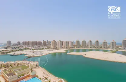 شقة - غرفة نوم - 2 حمامات للايجار في تاور 26 - فيفا بحرية - جزيرة اللؤلؤة - الدوحة