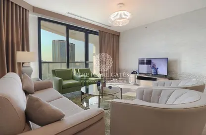 Apartment - 2 Bedrooms - 2 Bathrooms for rent in Ramada Tower - Al Muntazah - Doha