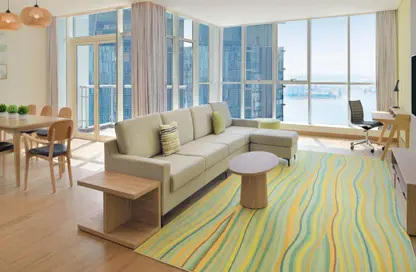 شقق فندقية - 3 غرف نوم - 4 حمامات للايجار في Element City Center - Bulmasan Street - الخليج الغربي - الدوحة