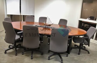 Office Space - Studio - 5 Bathrooms for rent in Tower A - Al Nasr Twin Towers - West Bay - Doha