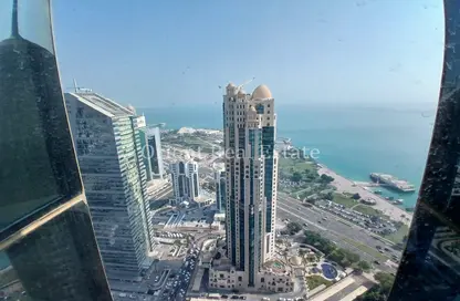 مساحات مكتبية - استوديو - 2 حمامات للايجار في برج بالم -ب - أبراج بالم - الخليج الغربي - الدوحة