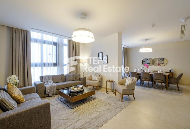 Duplex - 2 Bedrooms - 4 Bathrooms for rent in Anas Street - Fereej Bin Mahmoud North - Fereej Bin Mahmoud - Doha