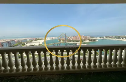 صورة لـ شرفة شقة - 3 غرف نوم - 4 حمامات للايجار في برج 16 - بورتو أرابيا - جزيرة اللؤلؤة - الدوحة ، صورة رقم 1