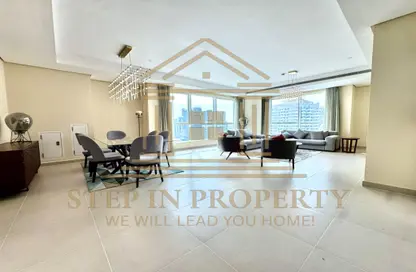 Apartment - 2 Bedrooms - 3 Bathrooms for rent in Lusail Marina Heights - Marina District - Lusail