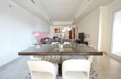 شقة - 2 غرف نوم - 3 حمامات للايجار في برج 10 - بورتو أرابيا - جزيرة اللؤلؤة - الدوحة