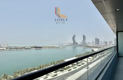 شقة - 2 غرف نوم - 4 حمامات للايجار في لوسيل ريسيدينس - منطقة المارينا - الوسيل
